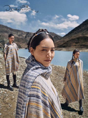 Tibetan Pulu handmade cashmere cloak