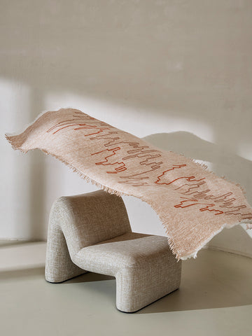 Tibetan Handcrafted cashmere throw