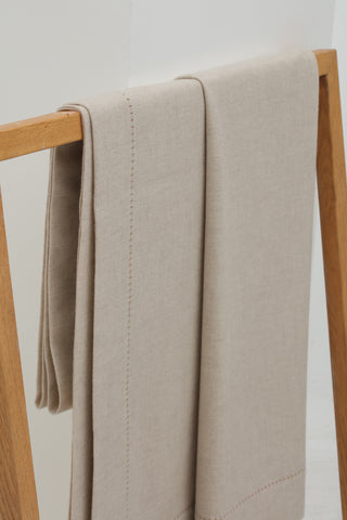 NATURAL undyed pure cashmere blanket
